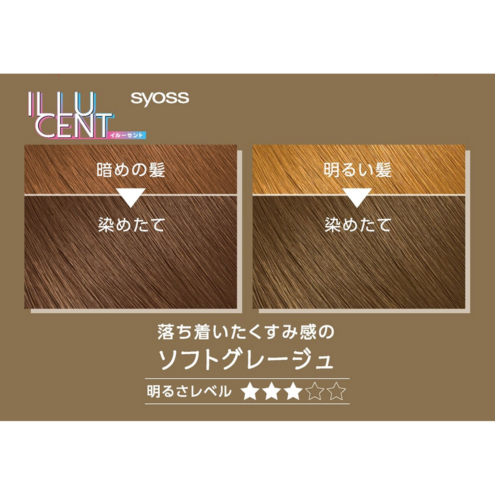 サイオス　イルーセント　ミルキーヘアカラー　ソフトグレージュ ５５ｇ＋１１０ｍｌ ヘンケルジャパン (医薬部外品)