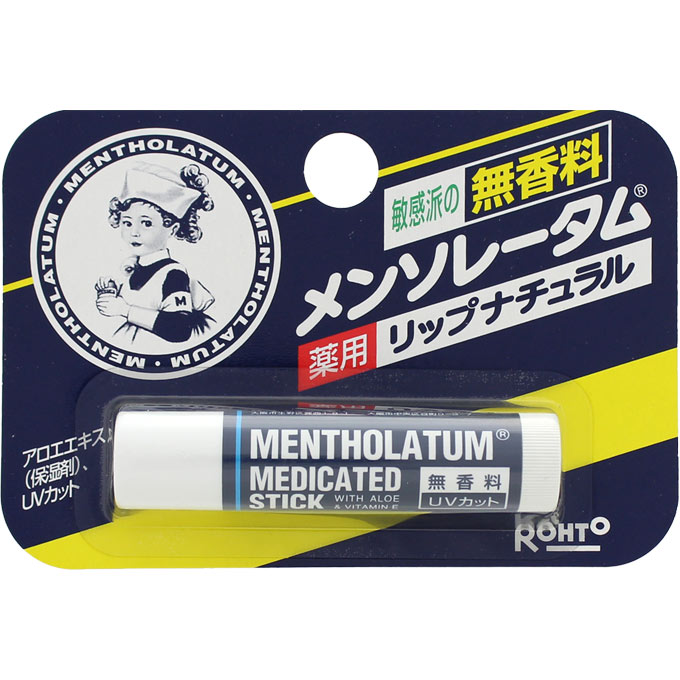 メンソレータム薬用リップナチュラル ４．５ｇ ロート製薬 (医薬部外品)