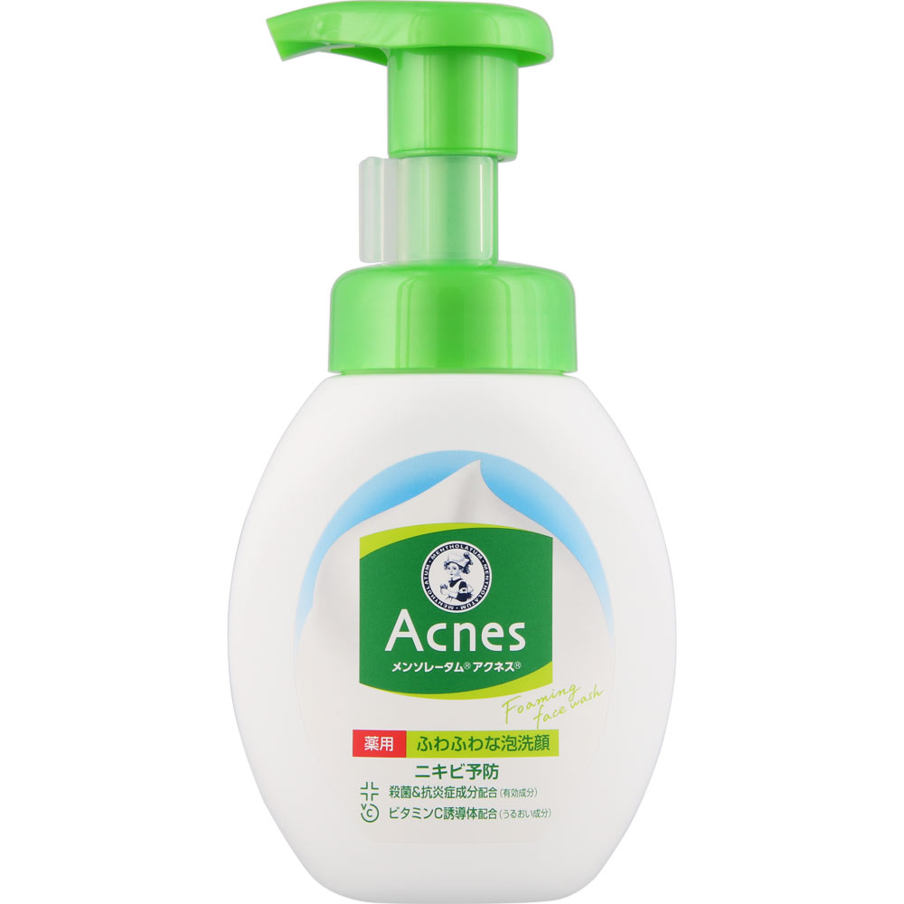 メンソレータム アクネス 薬用ふわふわな泡洗顔 １６０ｍｌ ロート製薬 (医薬部外品)
