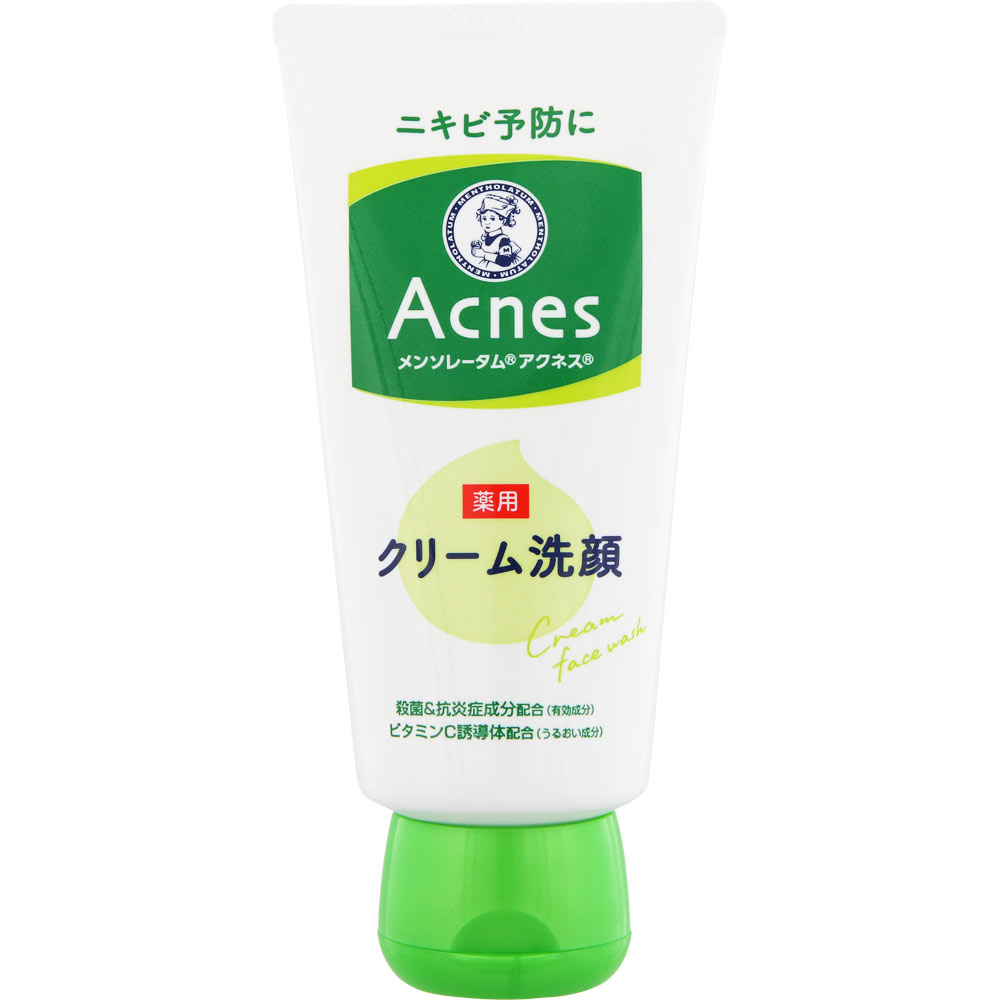 メンソレータム アクネス 薬用クリーム洗顔 １３０ｇ ロート製薬 (医薬部外品)