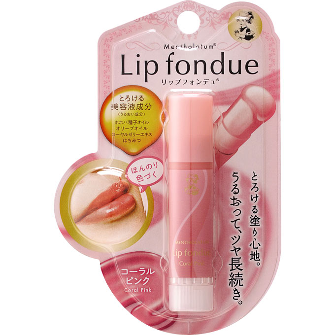メンソレータム リップフォンデュ　コーラルピンク ４．２ｇ ロート製薬