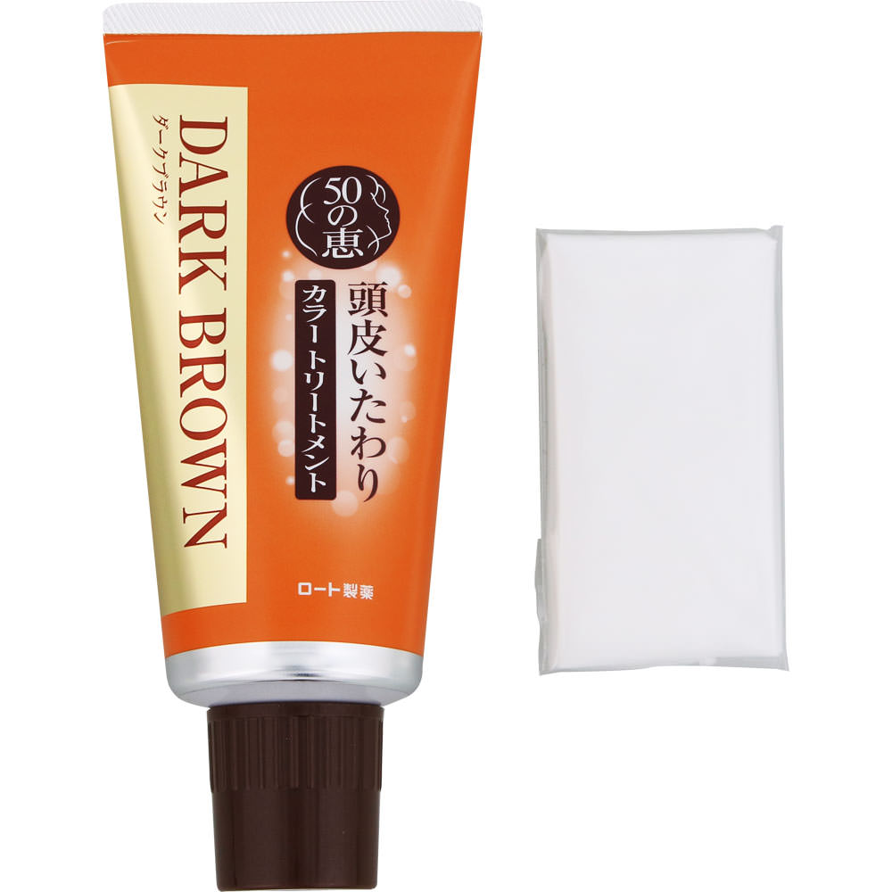 50の恵 頭皮いたわりカラートリートメント DB ダークブラウン １５０ｇ ロート製薬