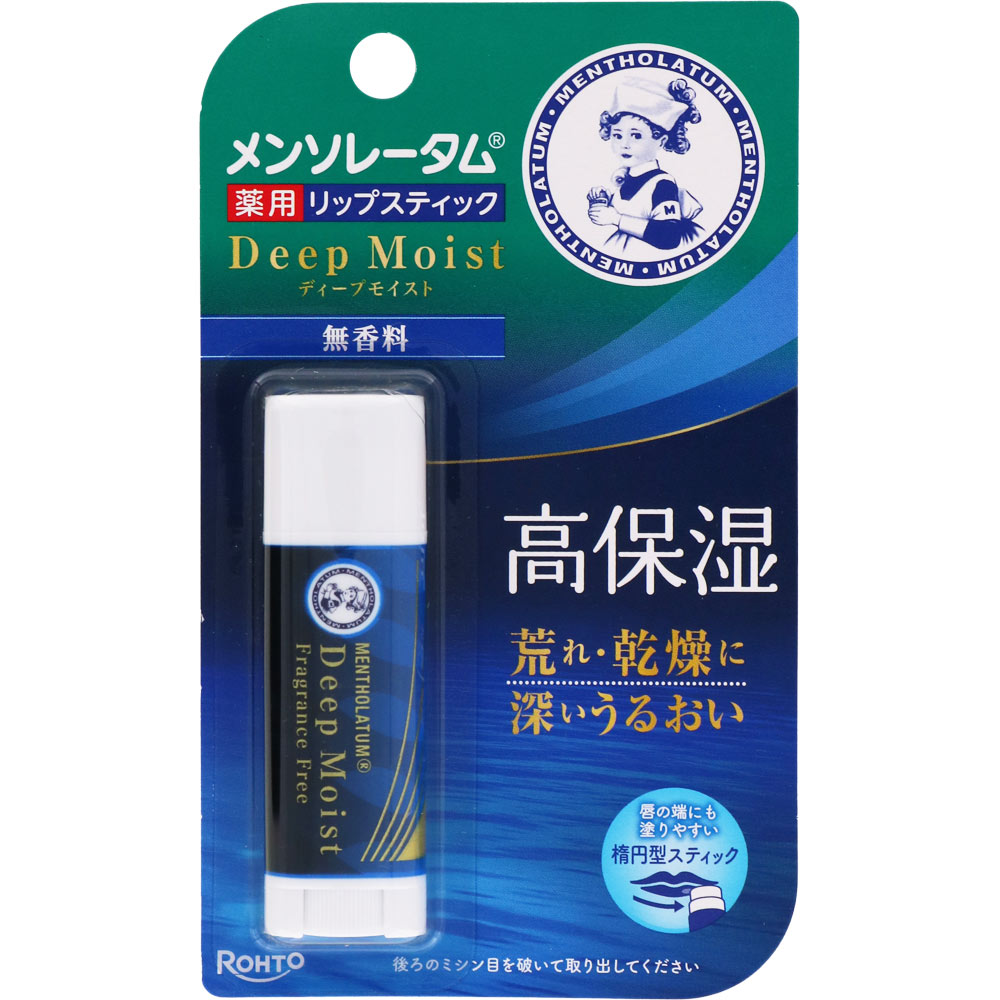 メンソレータムディープモイスト無香料 ４．５ｇ ロート製薬 (医薬部外品)