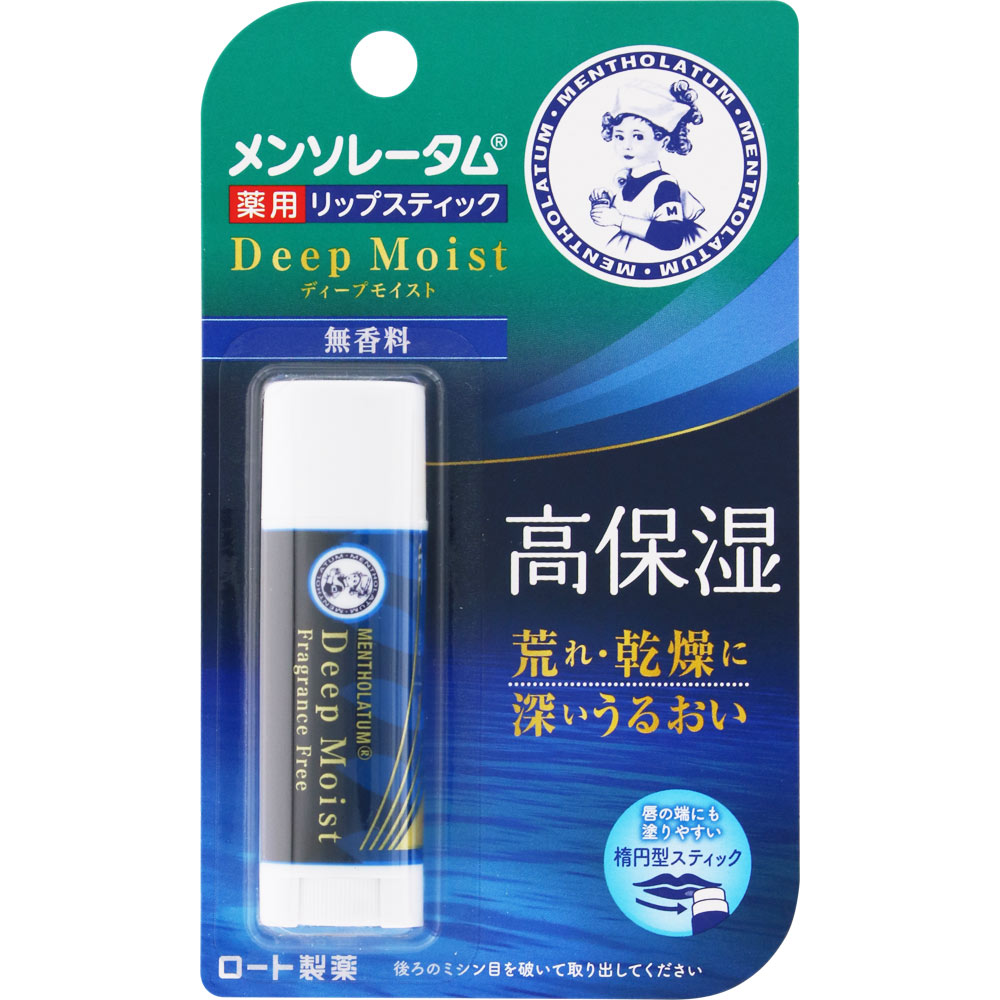 メンソレータムディープモイスト無香料 ４．５ｇ ロート製薬 (医薬部外品)