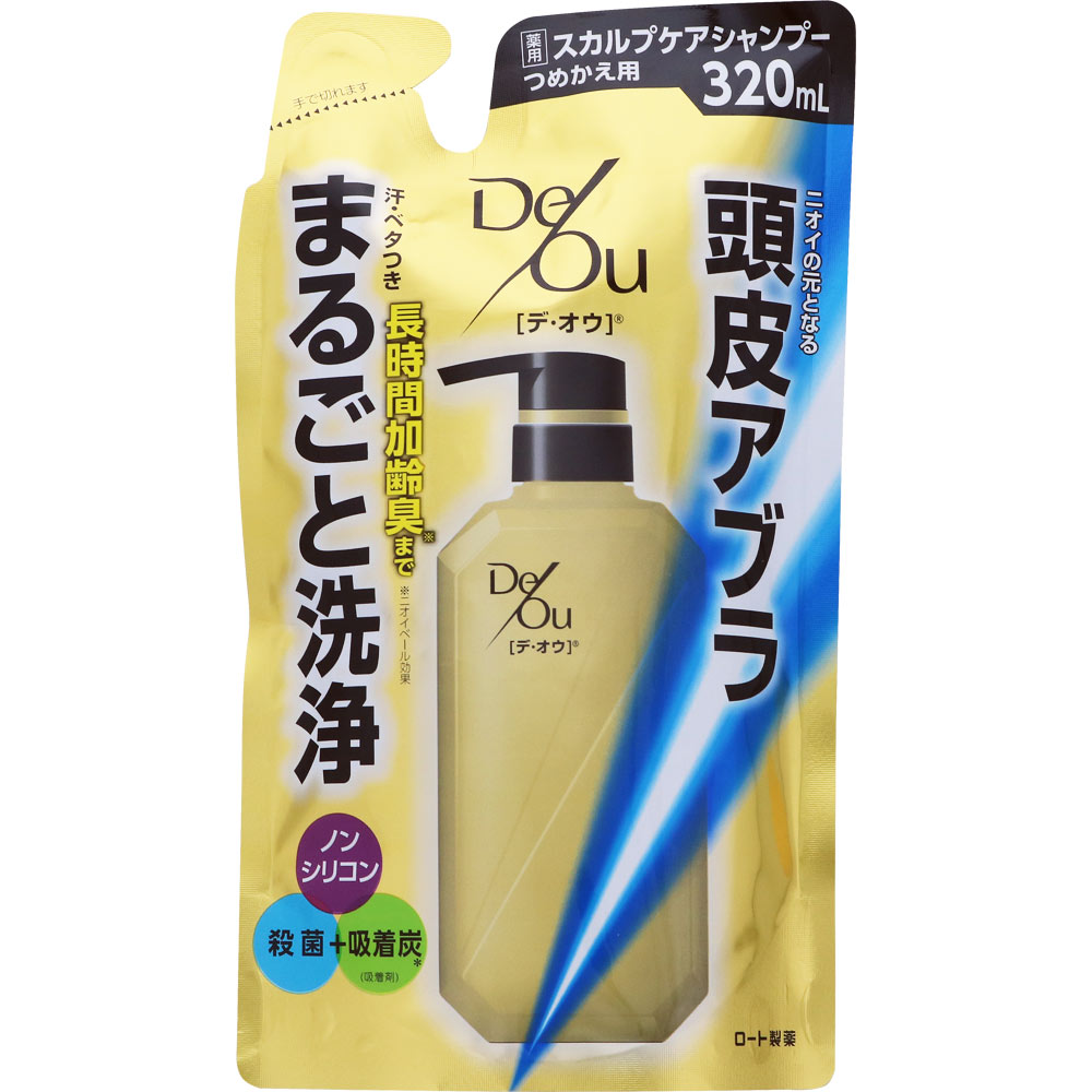 ロート製薬 デ・オウ薬用スカルプケアシャンプー＜つめかえ用＞ ３２０ｍｌ (医薬部外品)