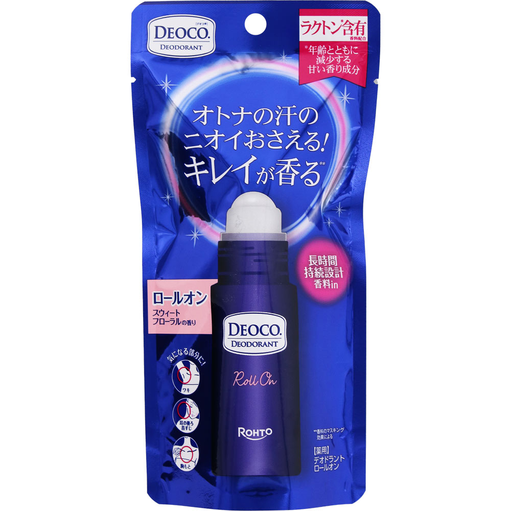 デオコ 薬用デオドラントロールオン ３０ｍｌ ロート製薬 (医薬部外品)