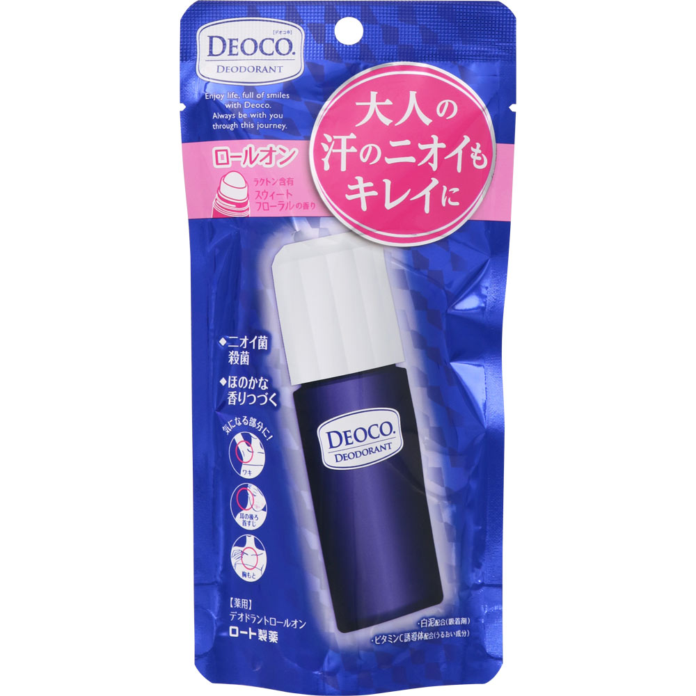 デオコ 薬用デオドラントロールオン ３０ｍｌ ロート製薬 (医薬部外品)