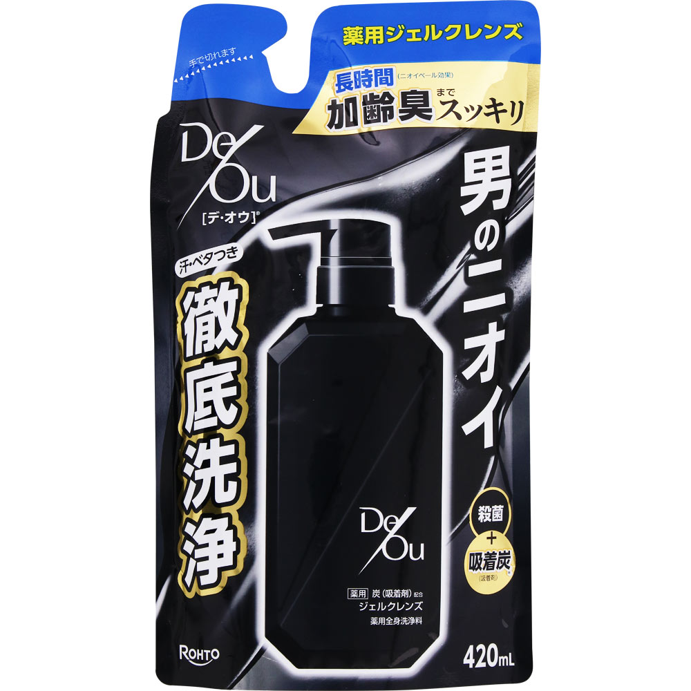 デ・オウ薬用ジェルクレンズ詰め替え用 ４２０ｍｌ ロート製薬 (医薬部外品)