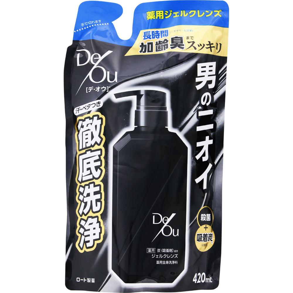 デ・オウ薬用ジェルクレンズ詰め替え用 ４２０ｍｌ ロート製薬 (医薬部外品)