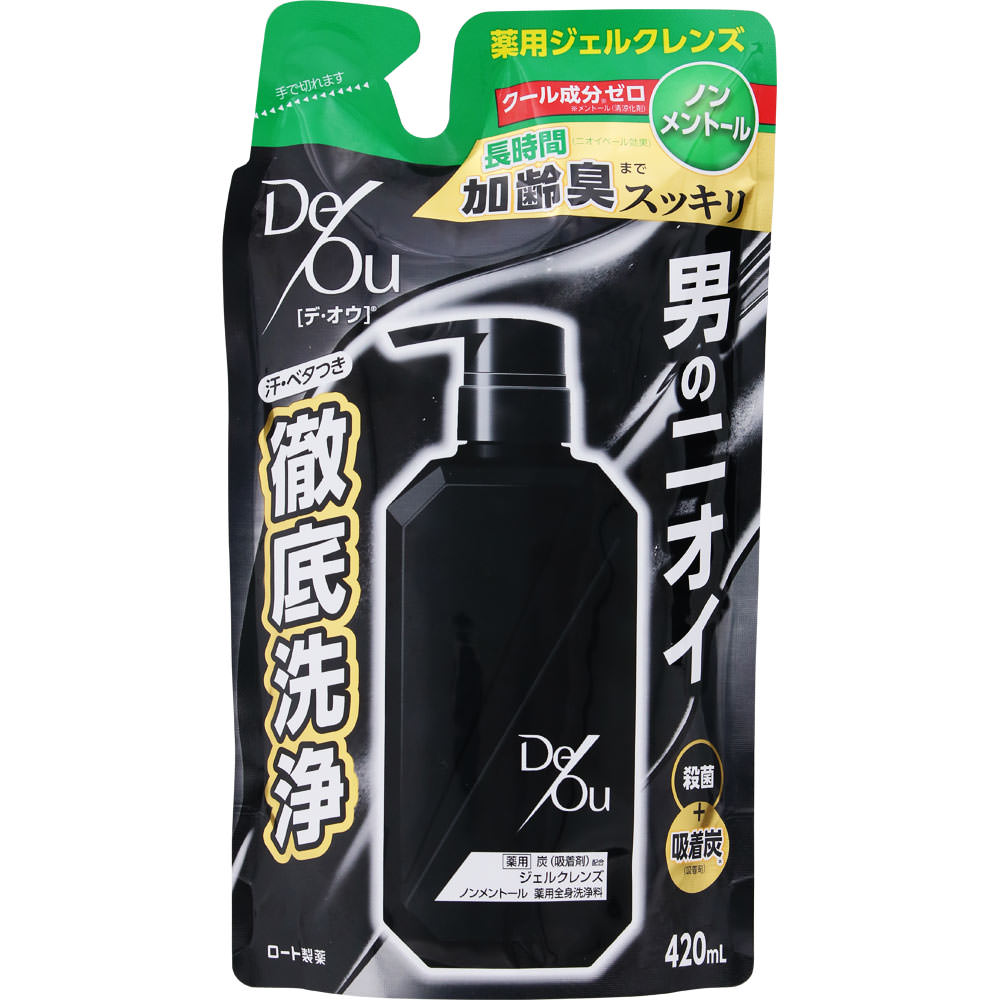デ・オウ薬用ジェルクレンズノンメントール詰め替え用 ４２０ｍｌ ロート製薬 (医薬部外品)