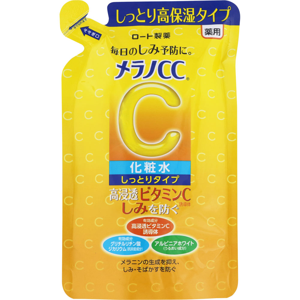 ロート製薬 メラノＣＣ薬用しみ対策美白化粧水 しっとり替え １７０ｍｌ (医薬部外品)