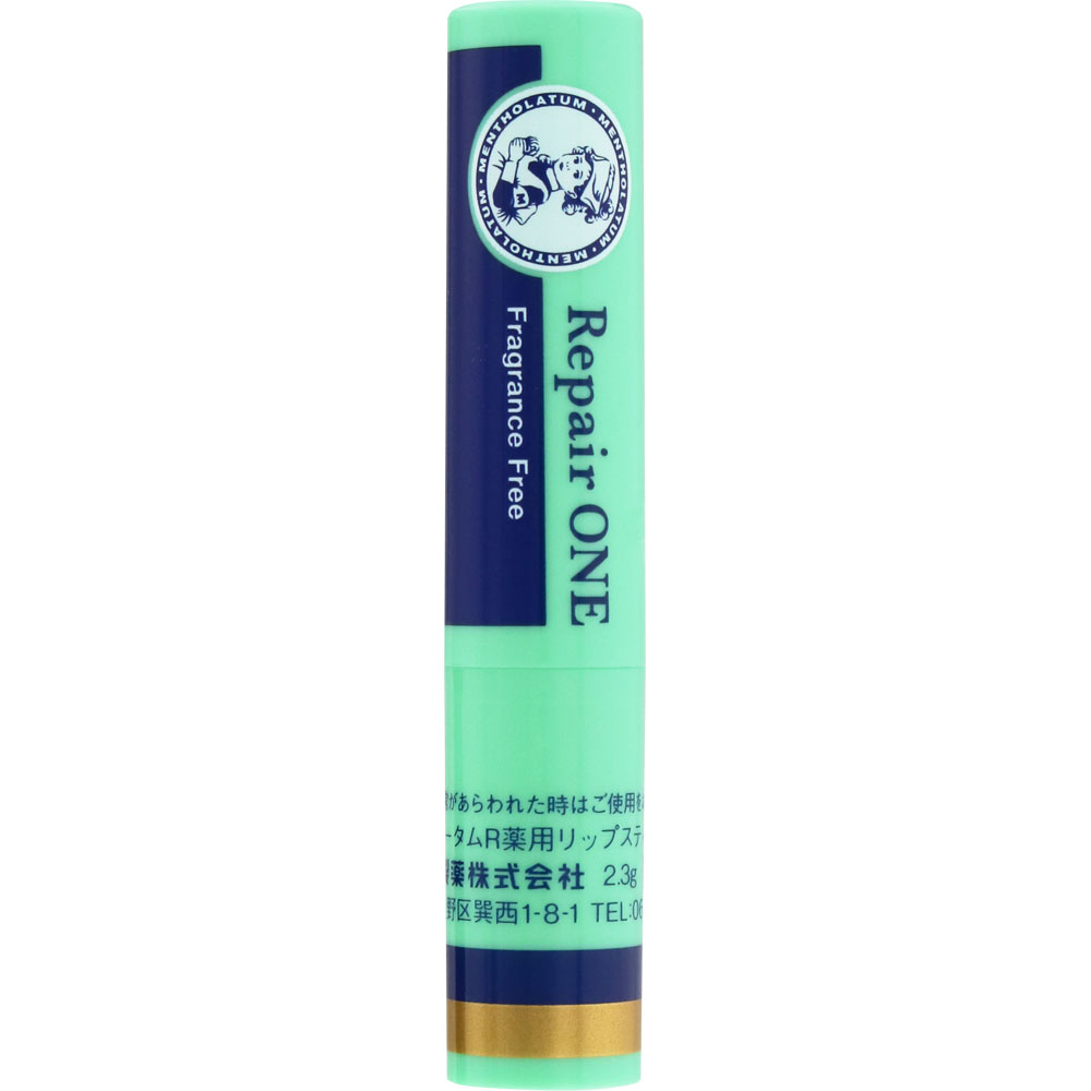 メンソレータム薬用リップ リペアワン 無香料 ２．３ｇ ロート製薬 (医薬部外品)