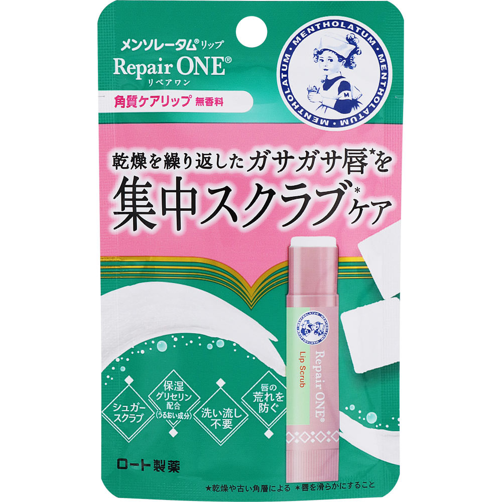 メンソレータム リップリペアワン 角質ケアリップ ３．６ｇ ロート製薬