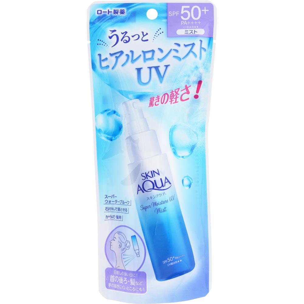 スキンアクアスーパーモイスチャーUVミスト ６０ｍｌ ロート製薬