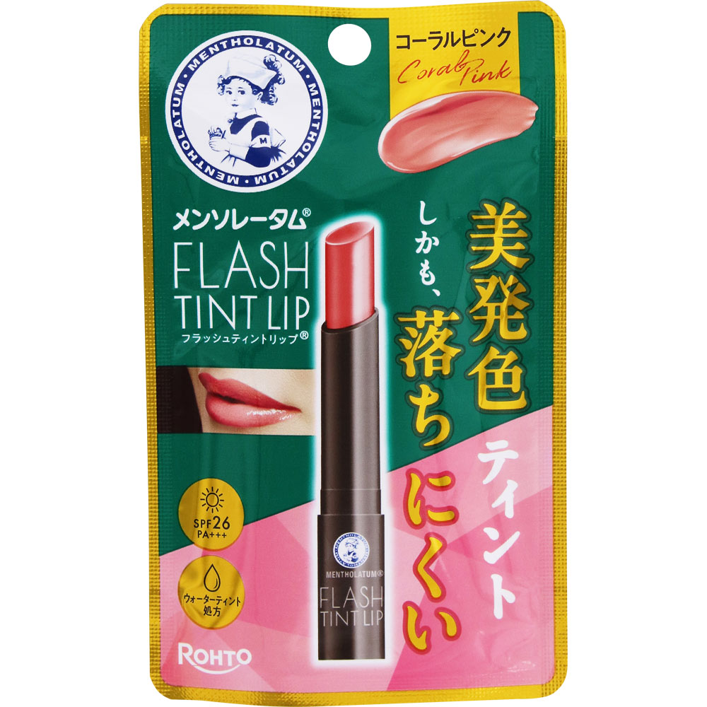 メンソレータム フラッシュティント　コーラルピンク ２．０ｇ ロート製薬