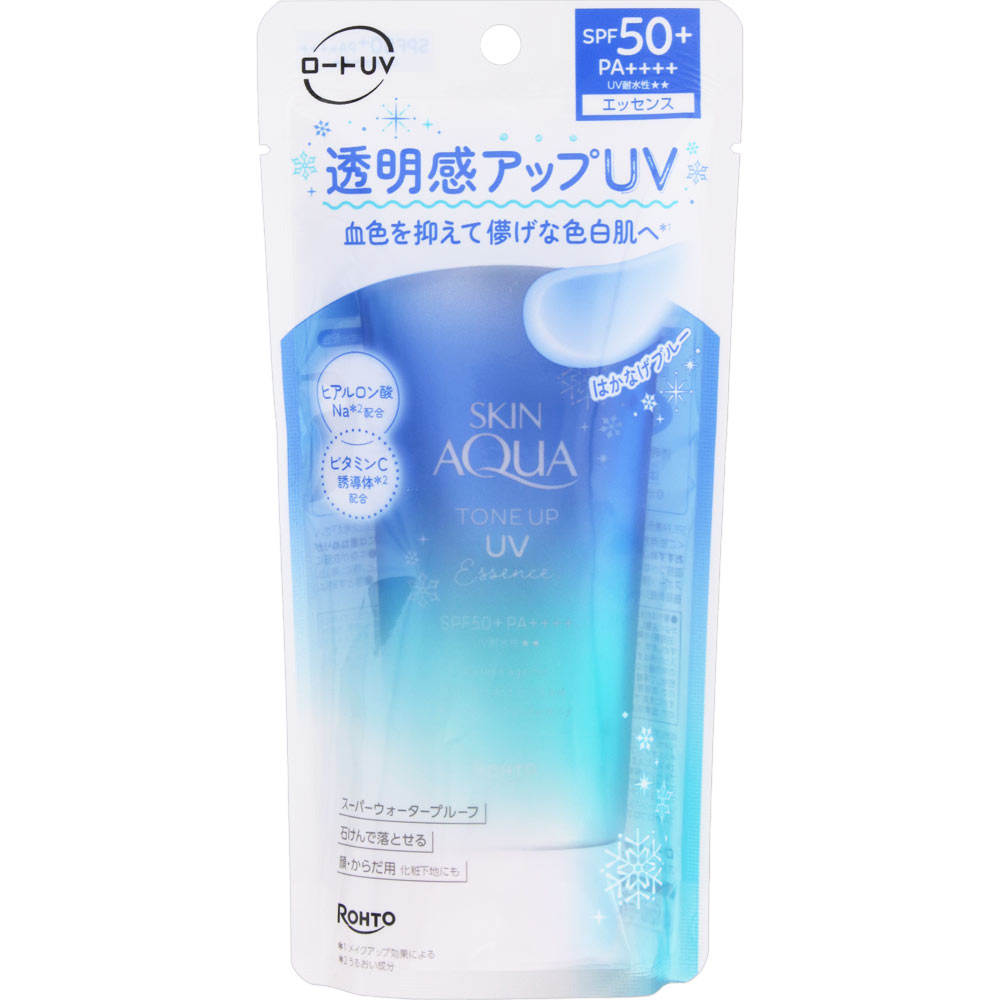 スキンアクアトーンアップＵＶエッセンスブルー ８０ｇ ロート製薬