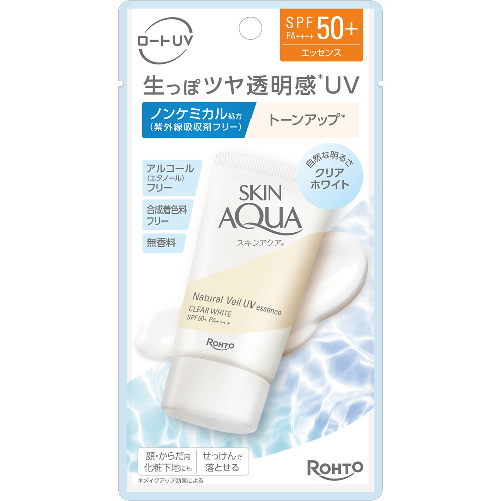 スキンアクアナチュラルベールＵＶエッセンスクリアＨ ５０ｇ ロート製薬