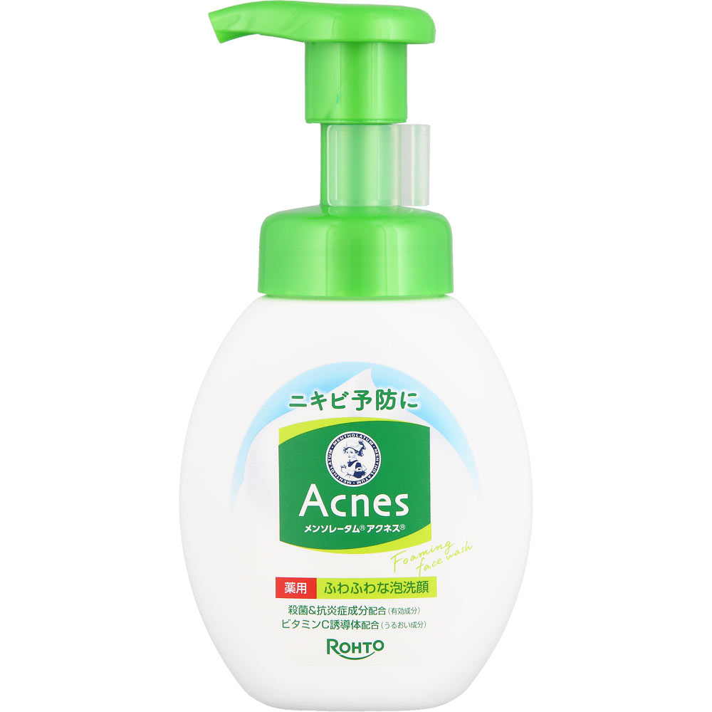 メンソレータム アクネス 薬用ふわふわな泡洗顔 | マツキヨ