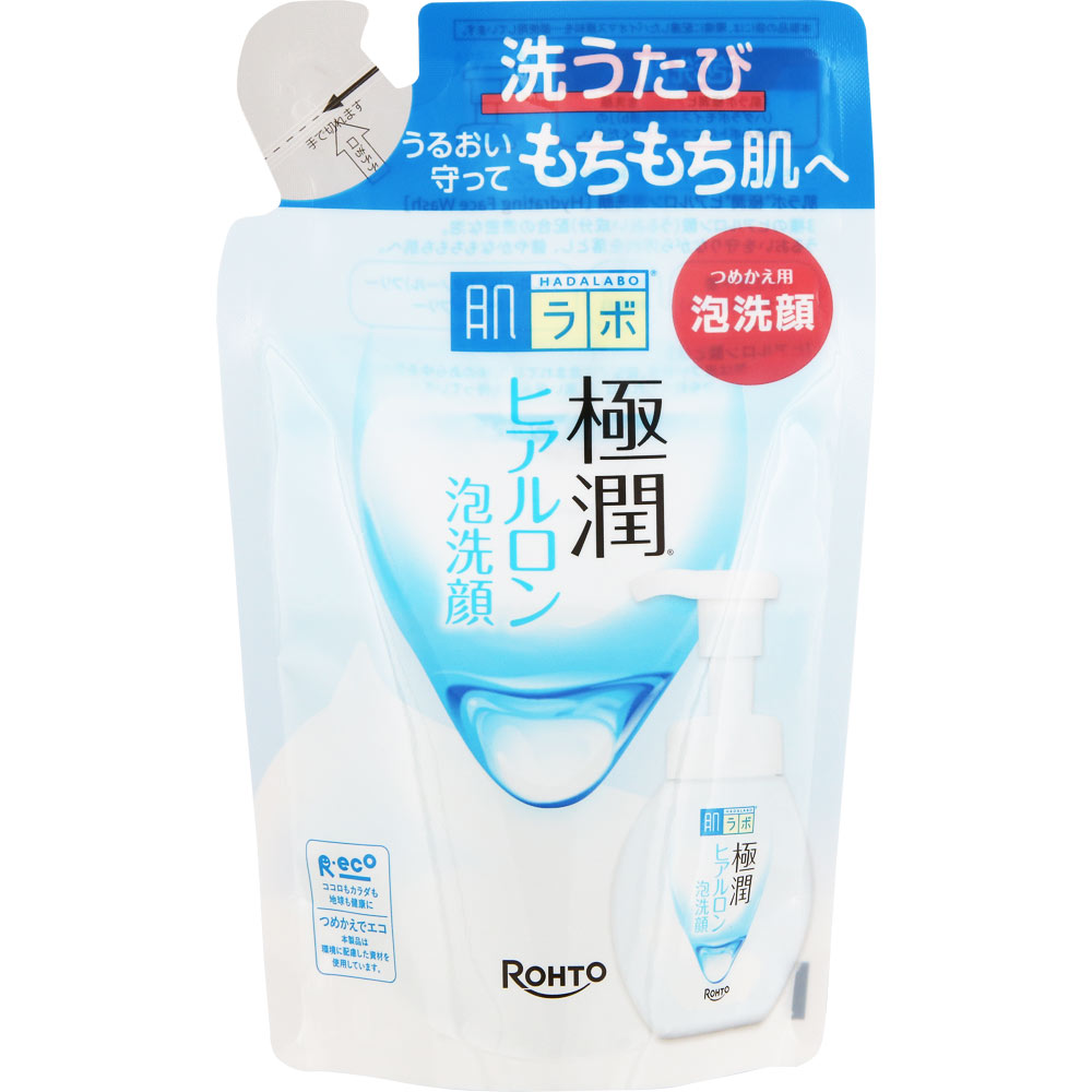 肌ラボ　極潤ヒアルロン泡洗顔　つめかえ用 １４０ｍｌ ロート製薬