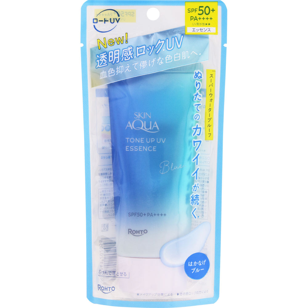 スキンアクアトーンアップUVエッセンス ブルー ７０ｇ ロート製薬