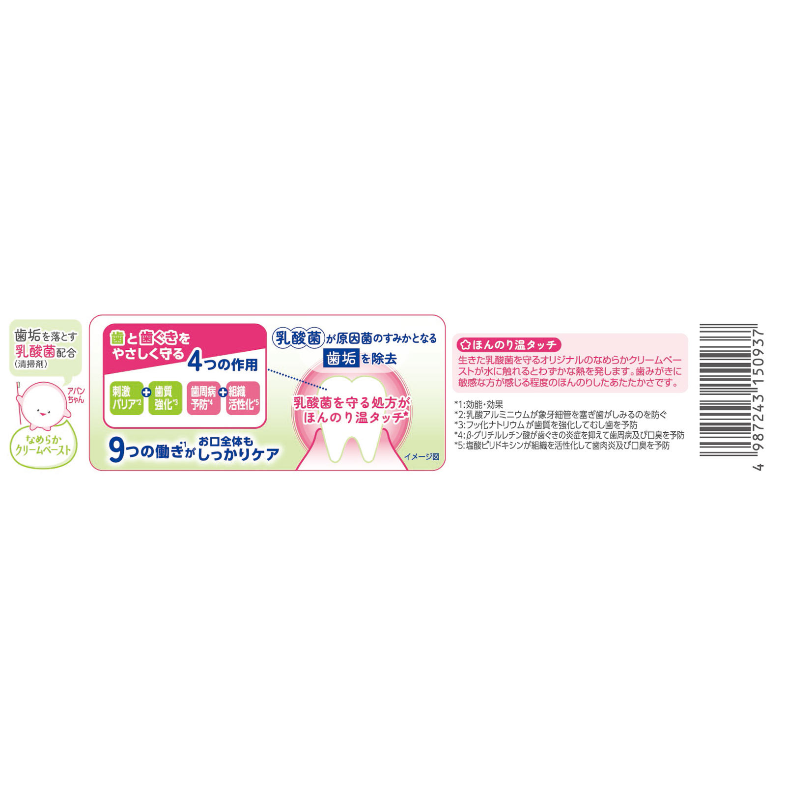 アバンビーズ　知覚過敏症状ケア ８０ｇ わかもと製薬 (医薬部外品)