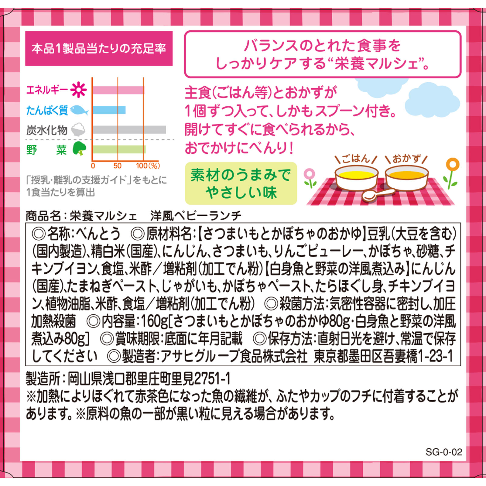 栄養マルシェ洋風ベビーランチ ８０ｇ×２ 和光堂