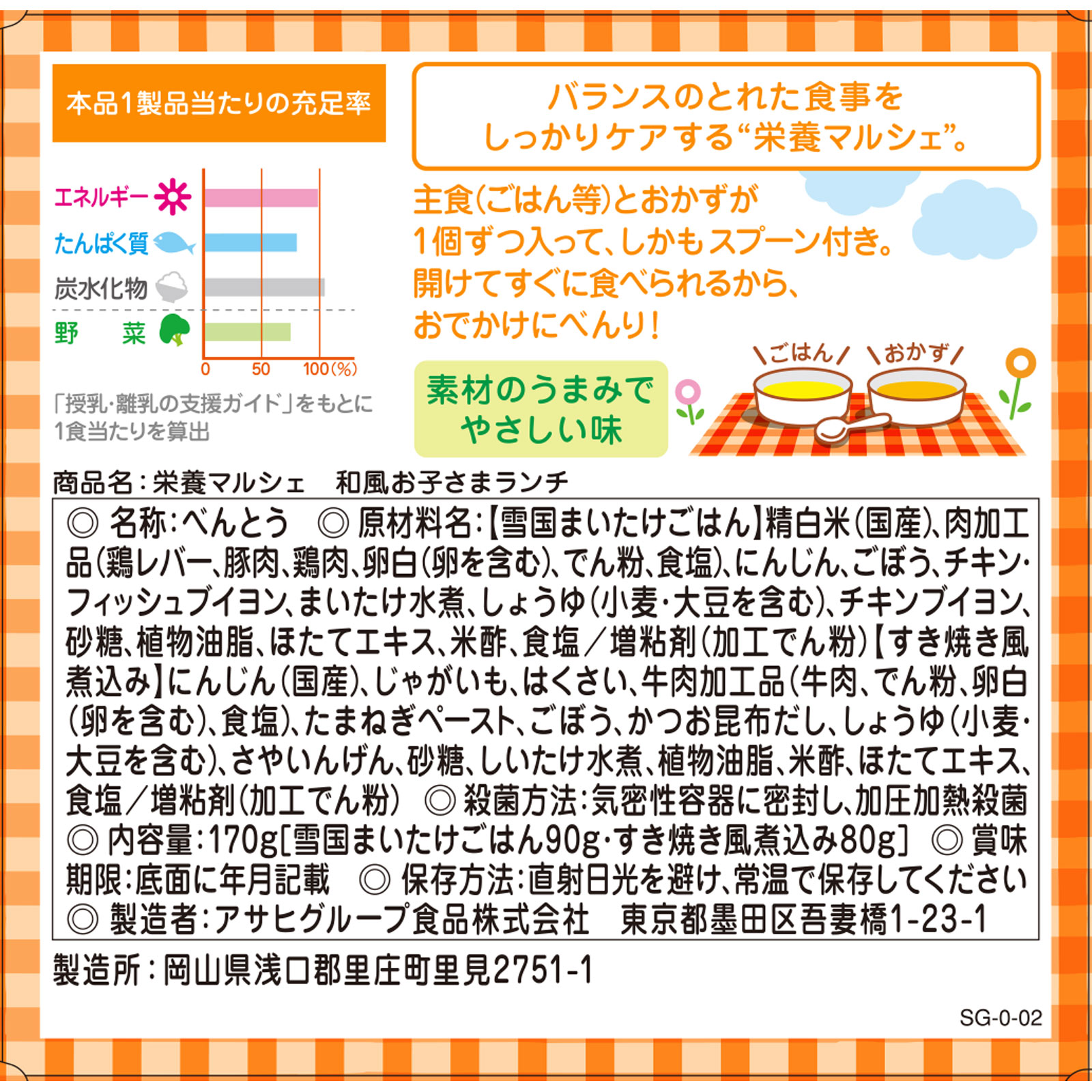 栄養マルシェ和風お子さまランチ 90g+80g 和光堂