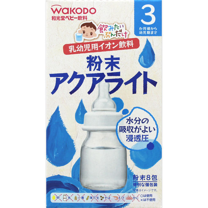 飲みたいぶんだけ 粉末アクアライト ３．１ｇ×８包 和光堂