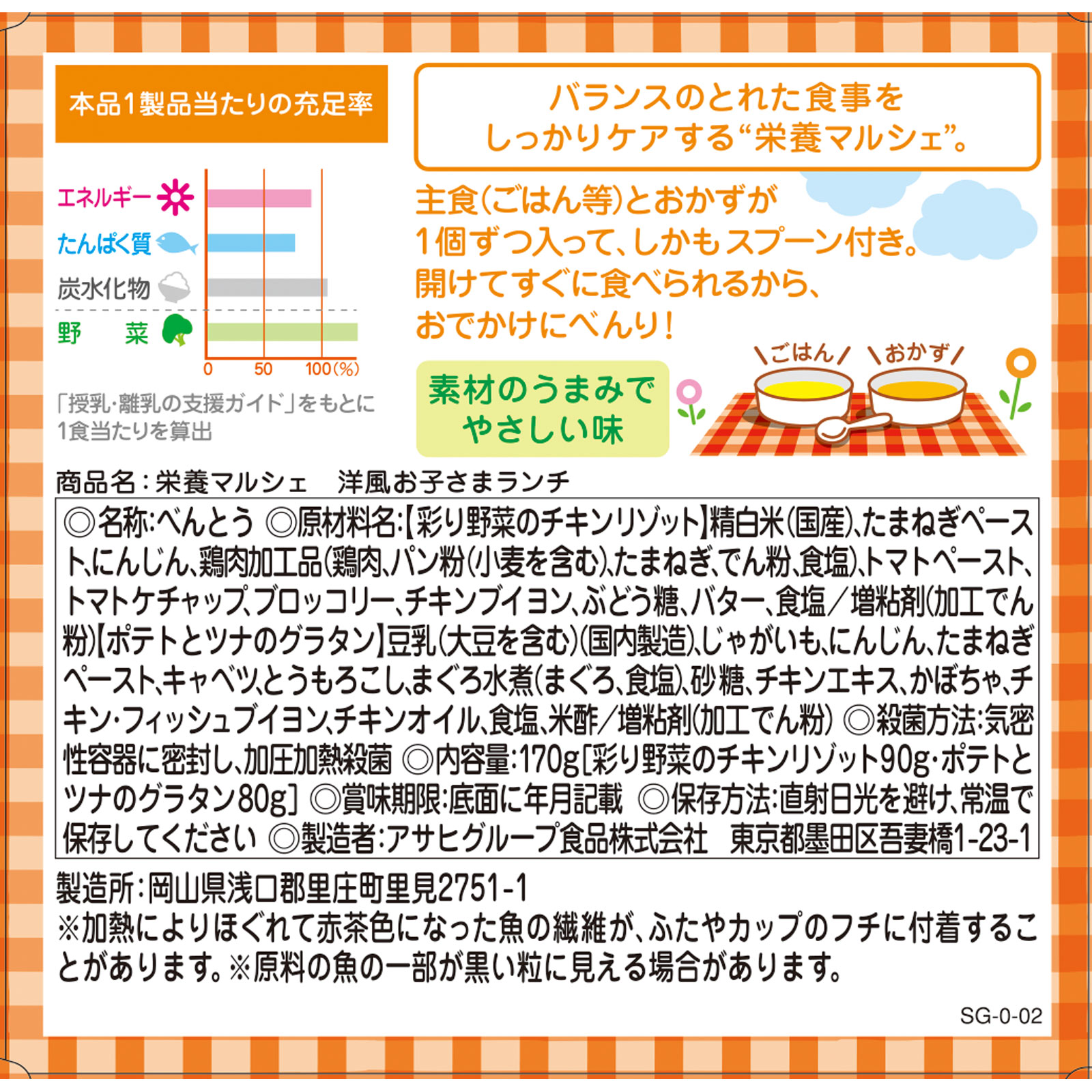 栄養マルシェ 洋風お子さまランチ 90g+80g 和光堂