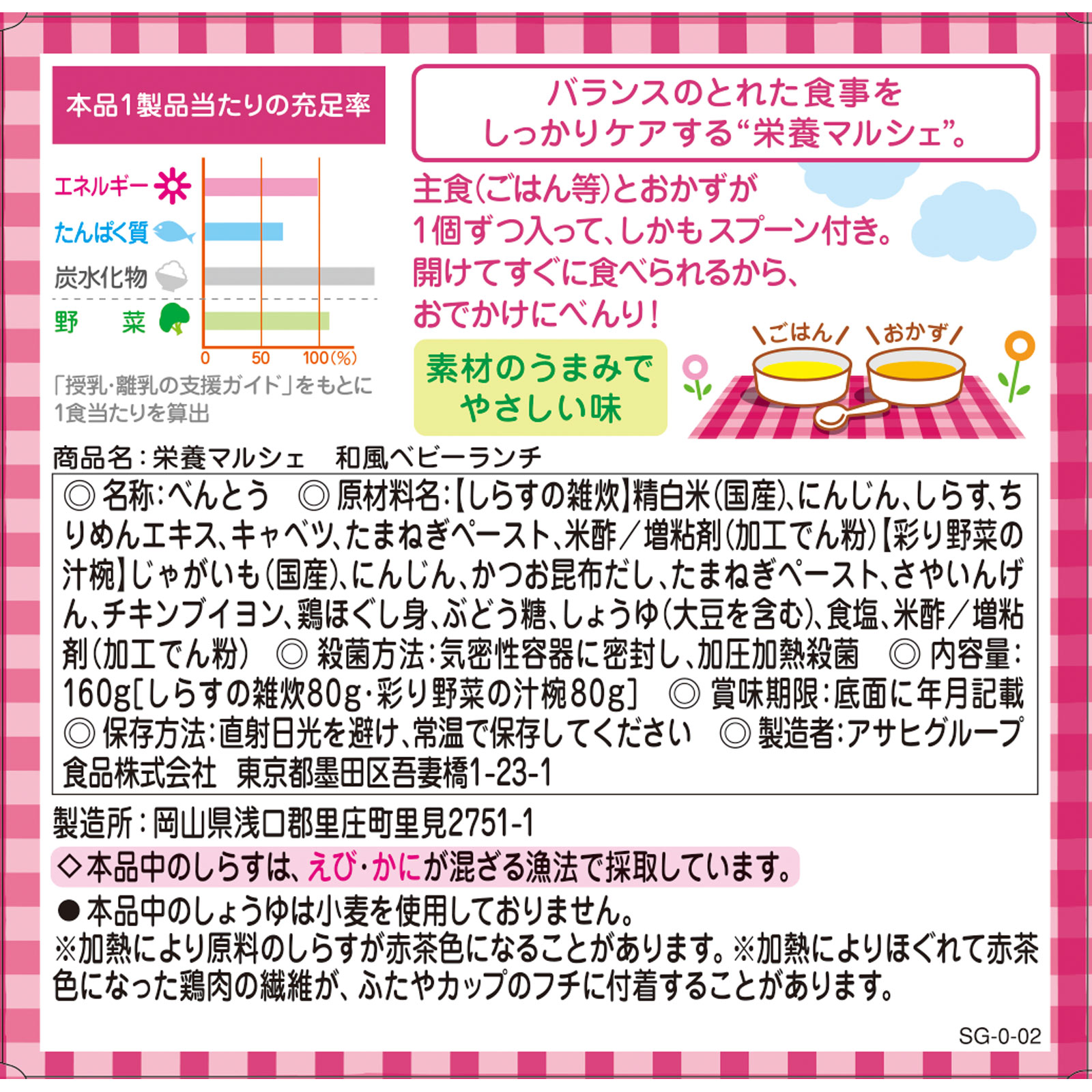 栄養マルシェ 和風ベビーランチ ８０ｇ×２ 和光堂