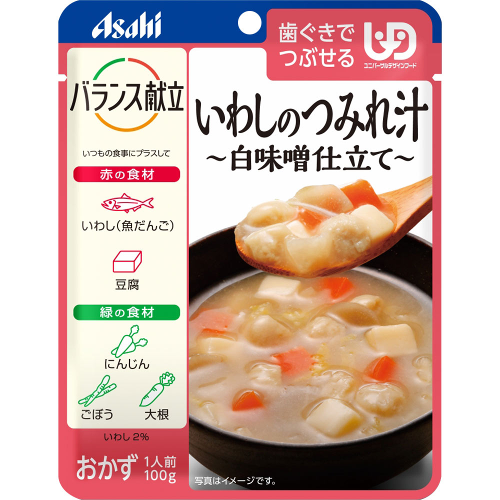 バランス献立 いわしのつみれ汁 白味噌仕立て （やわらか食） １００ｇ 和光堂