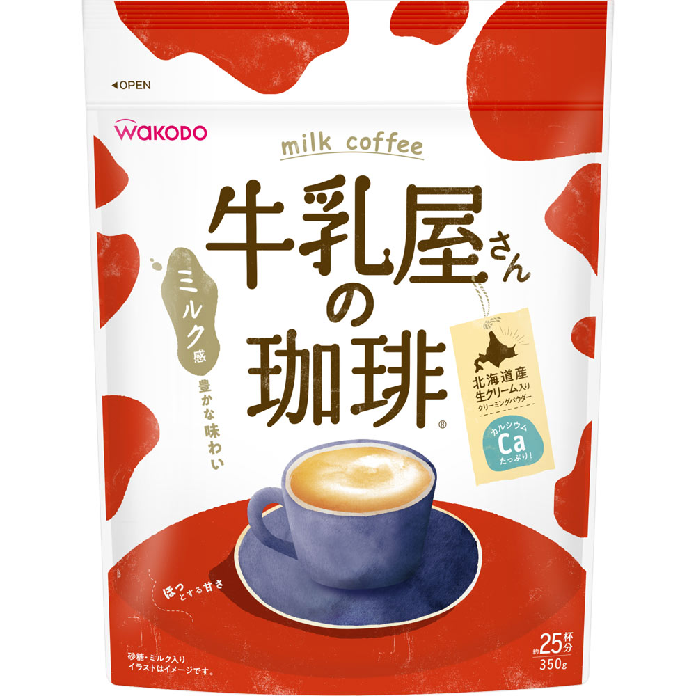 牛乳屋さんの珈琲　袋 ３５０ｇ 和光堂