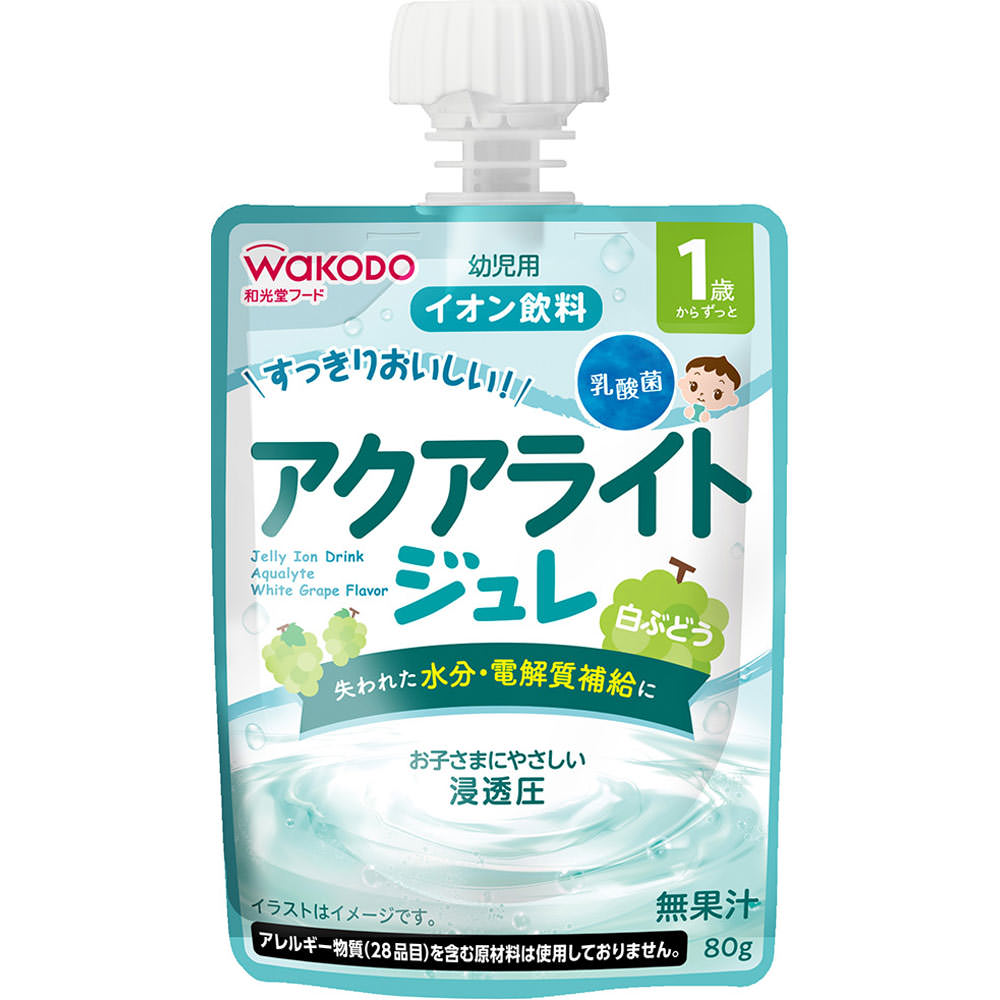 1歳からのMYジュレドリンク アクアライト 白ぶどう 80g 和光堂