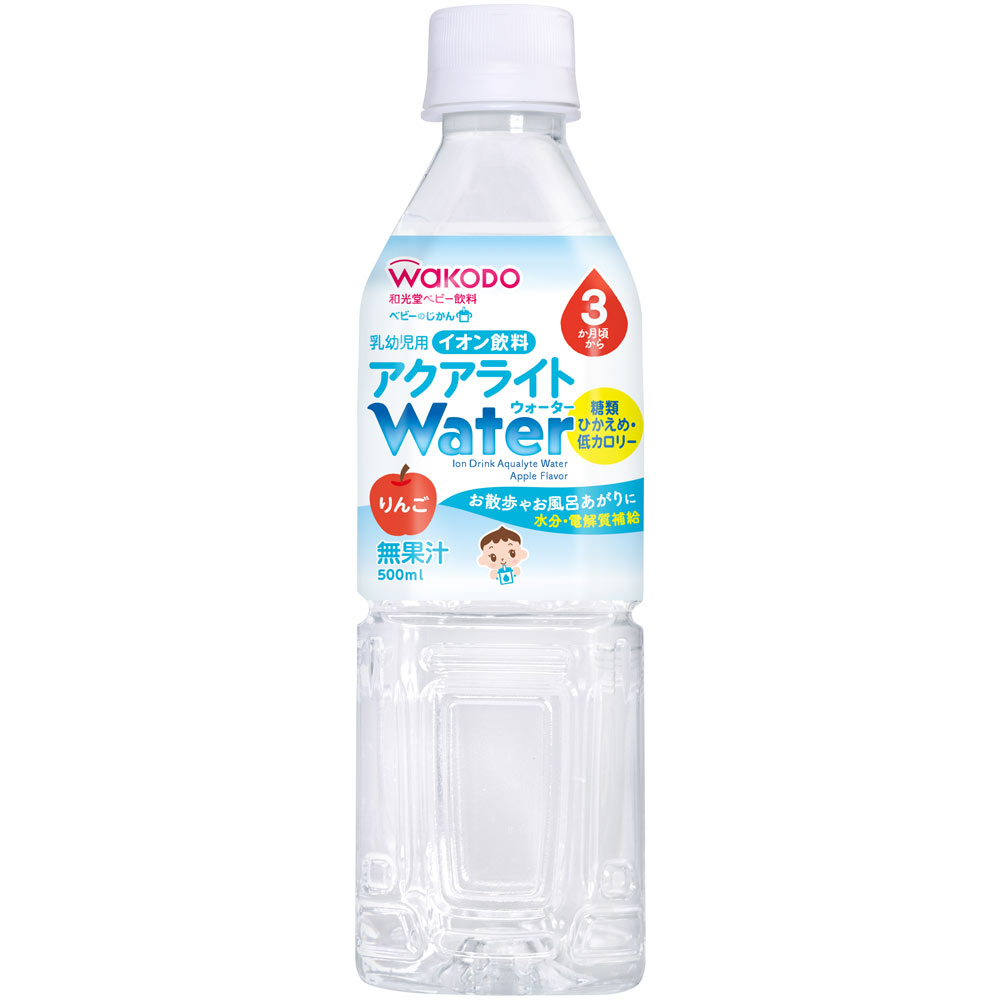 ベビーのじかん　アクアライトWater　りんご ５００ｍｌ 和光堂