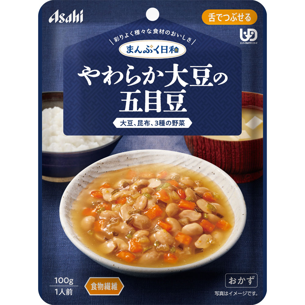 まんぷく日和　やわらか大豆の五目豆 １００ｇ 和光堂