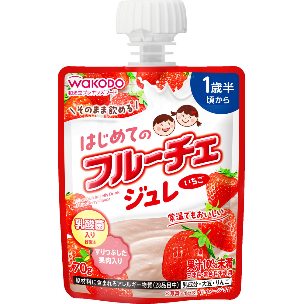 はじめてのフルーチェジュレ　いちご ７０ｇ 和光堂