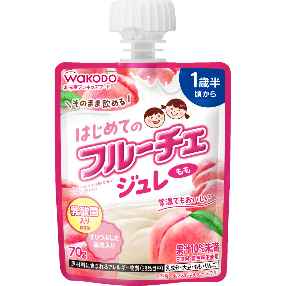 はじめてのフルーチェジュレ　もも ７０ｇ 和光堂