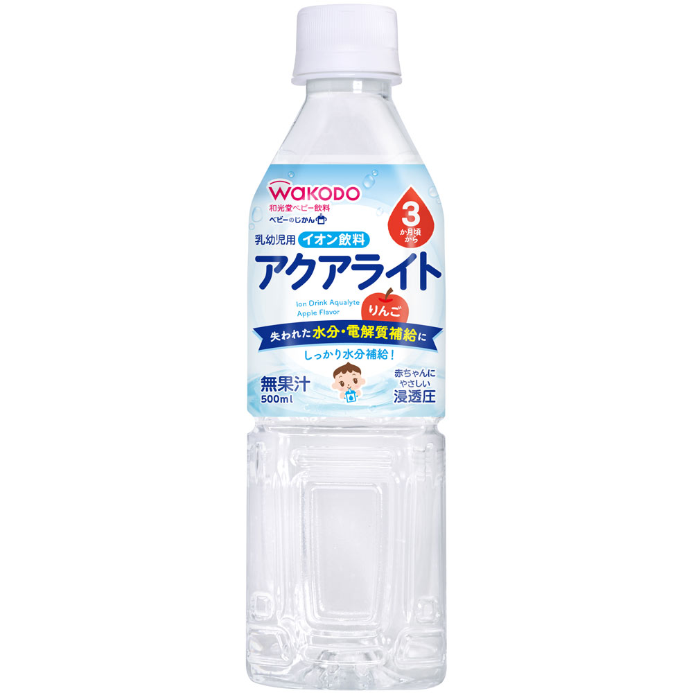 ベビーのじかん アクアライトりんご ５００ｍｌ ケース ２４本入 和光堂