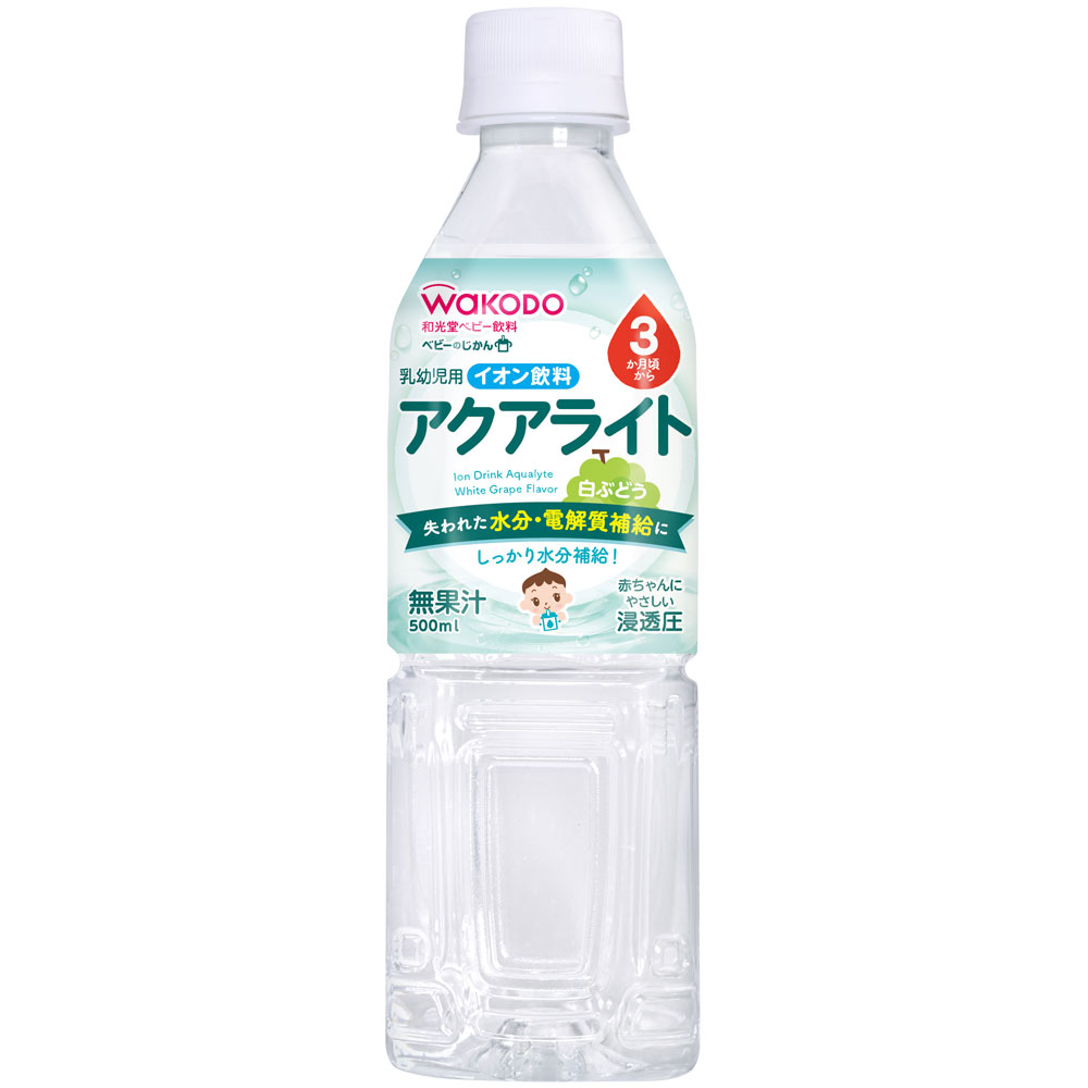 ベビーのじかん アクアライト白ぶどう ５００ｍｌ ケース ２４本入 和光堂