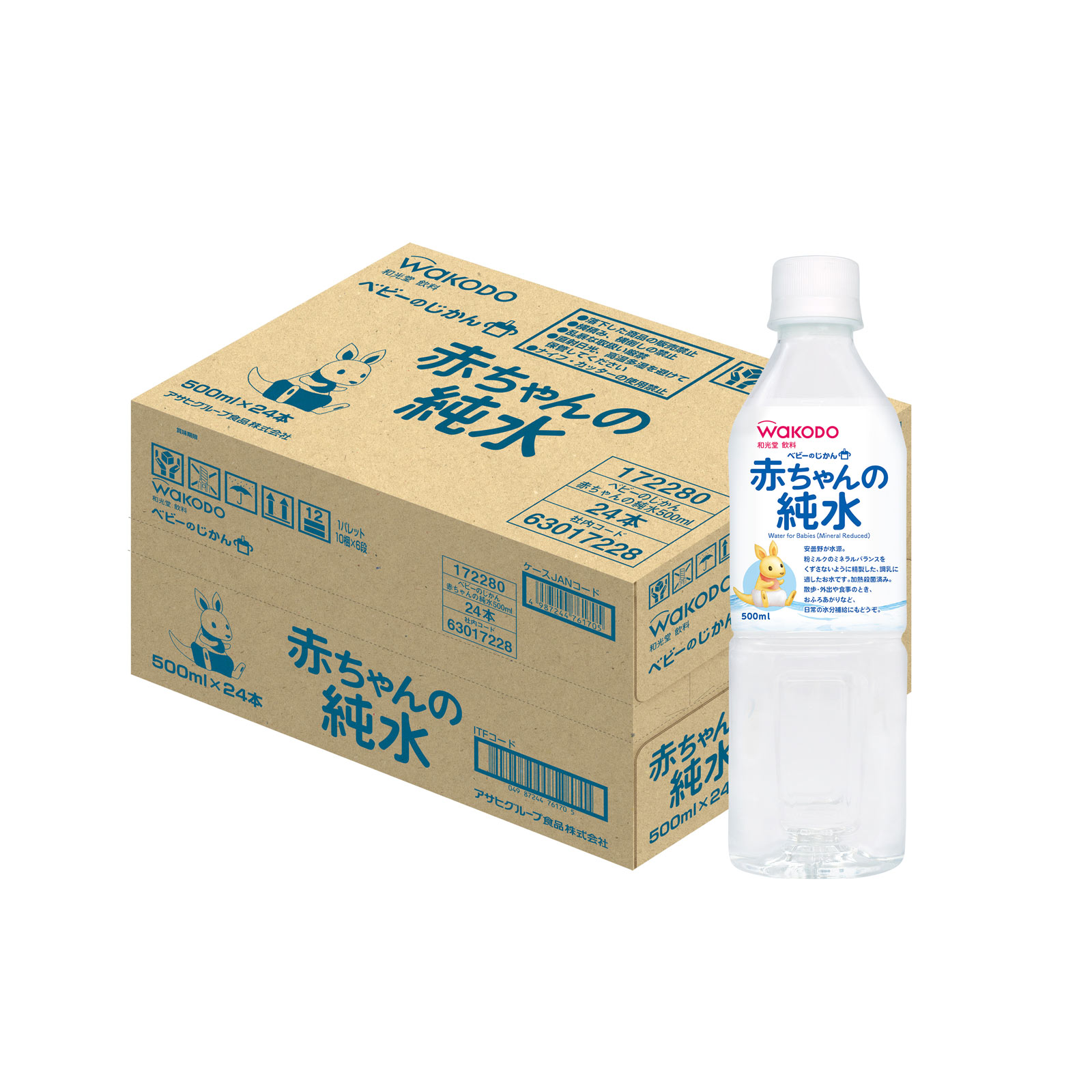 ベビーのじかん 赤ちゃんの純水 500ml ケース | マツキヨ