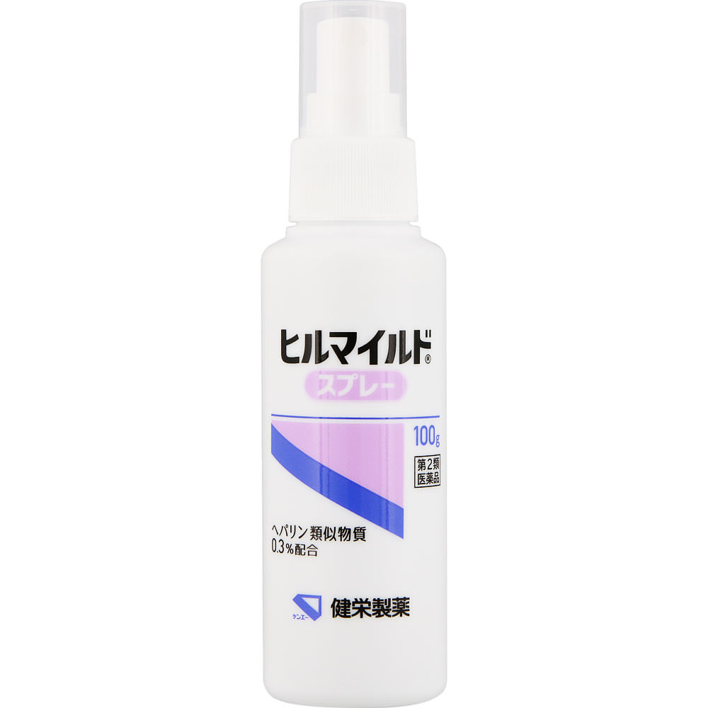 ヒルマイルド スプレー １００ｇ 健栄製薬 【第2類医薬品】