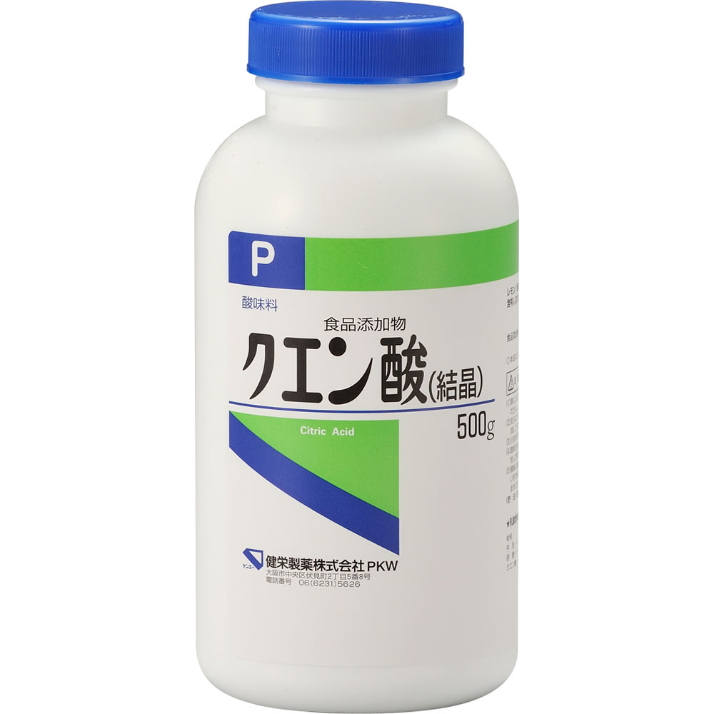 クエン酸（結晶） Ｐ ５００Ｇ 健栄製薬