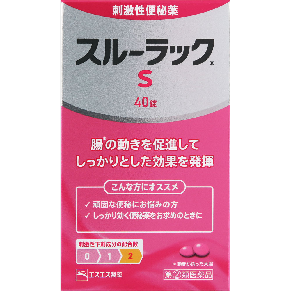スルーラックＳ ４０錠 エスエス製薬 【指定第2類医薬品】