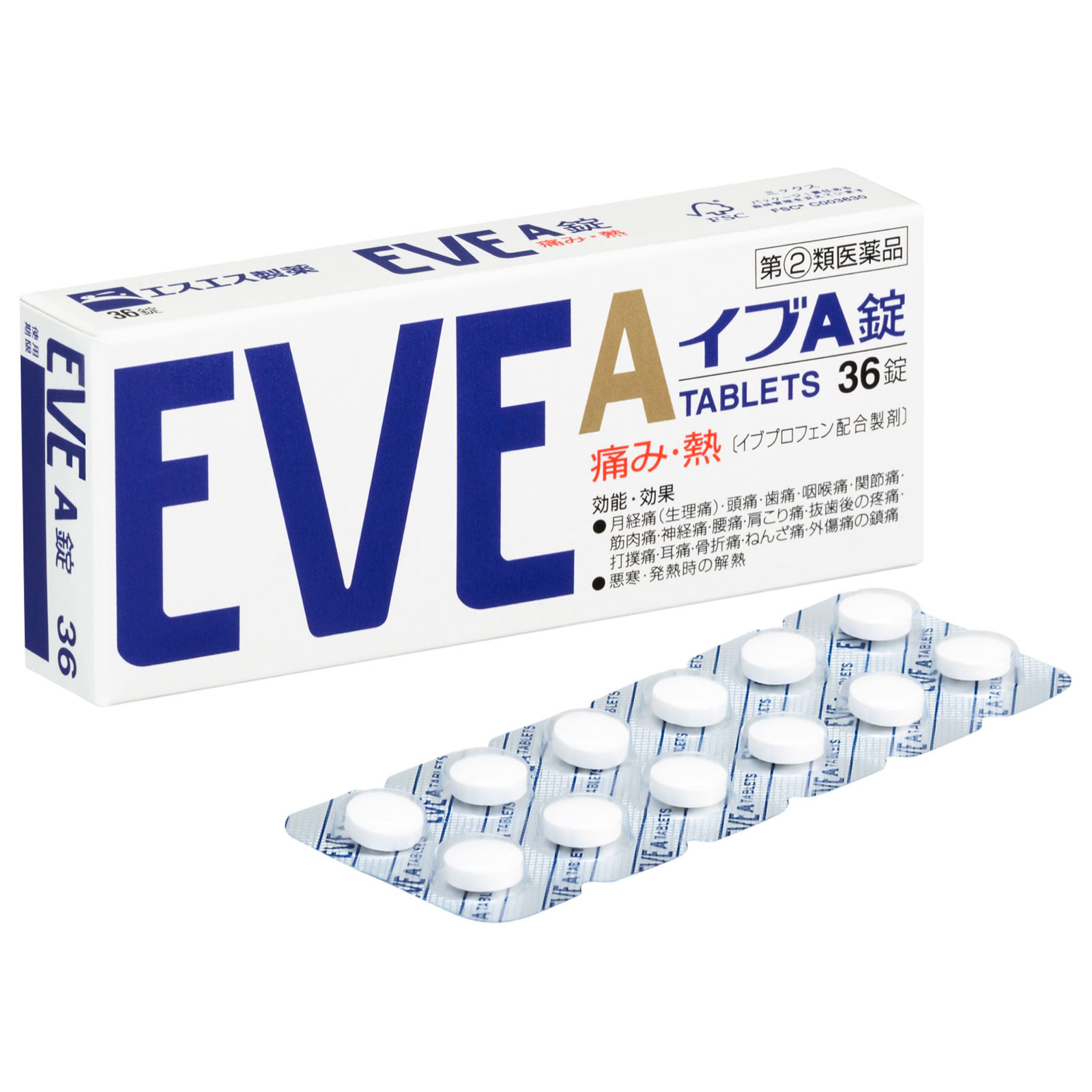 イブＡ ３６錠 エスエス製薬 【指定第2類医薬品】