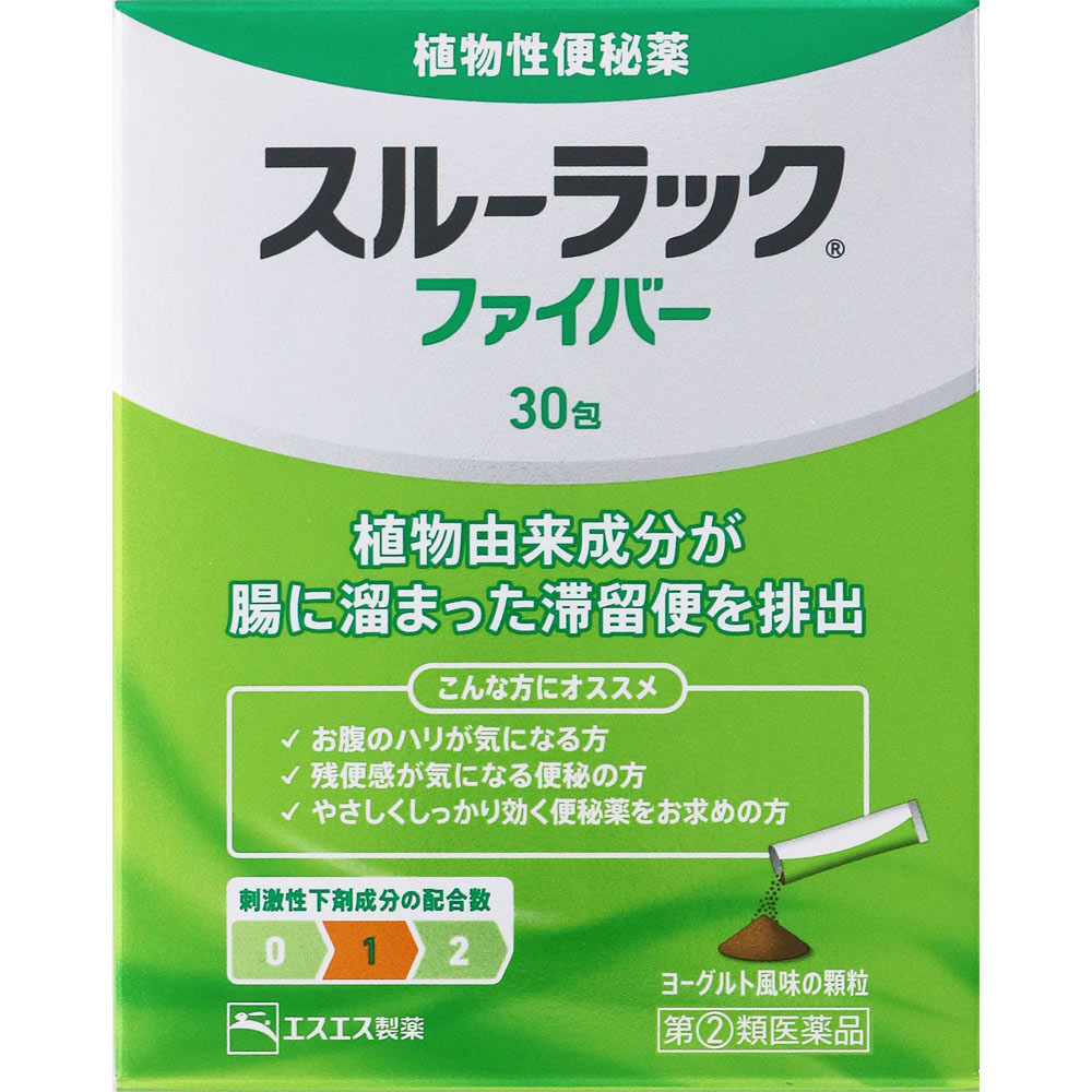 スルーラック ファイバー ３０包 エスエス製薬 【指定第2類医薬品】