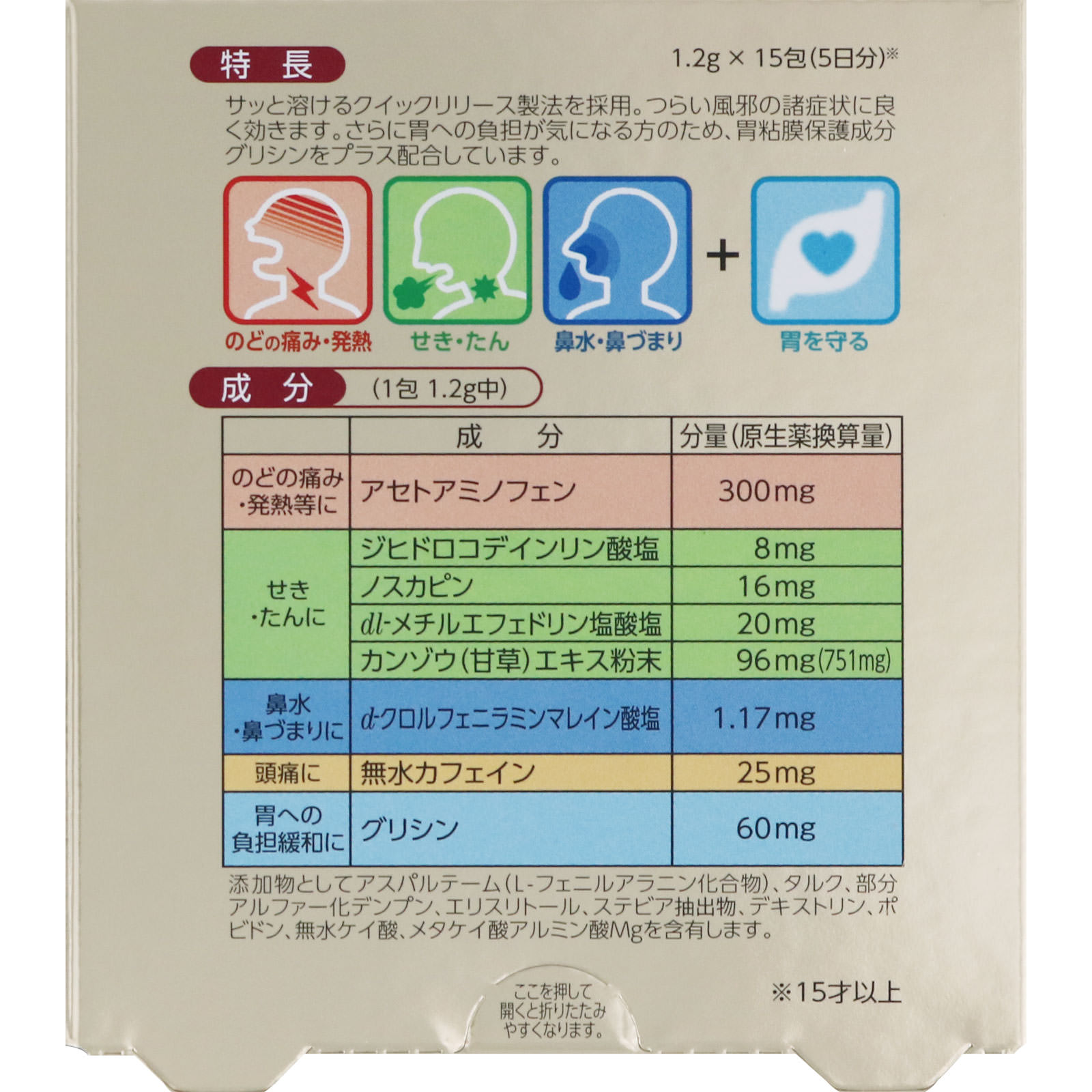ジキニンファースト顆粒Ｎ １５包 全薬工業 【指定第2類医薬品】