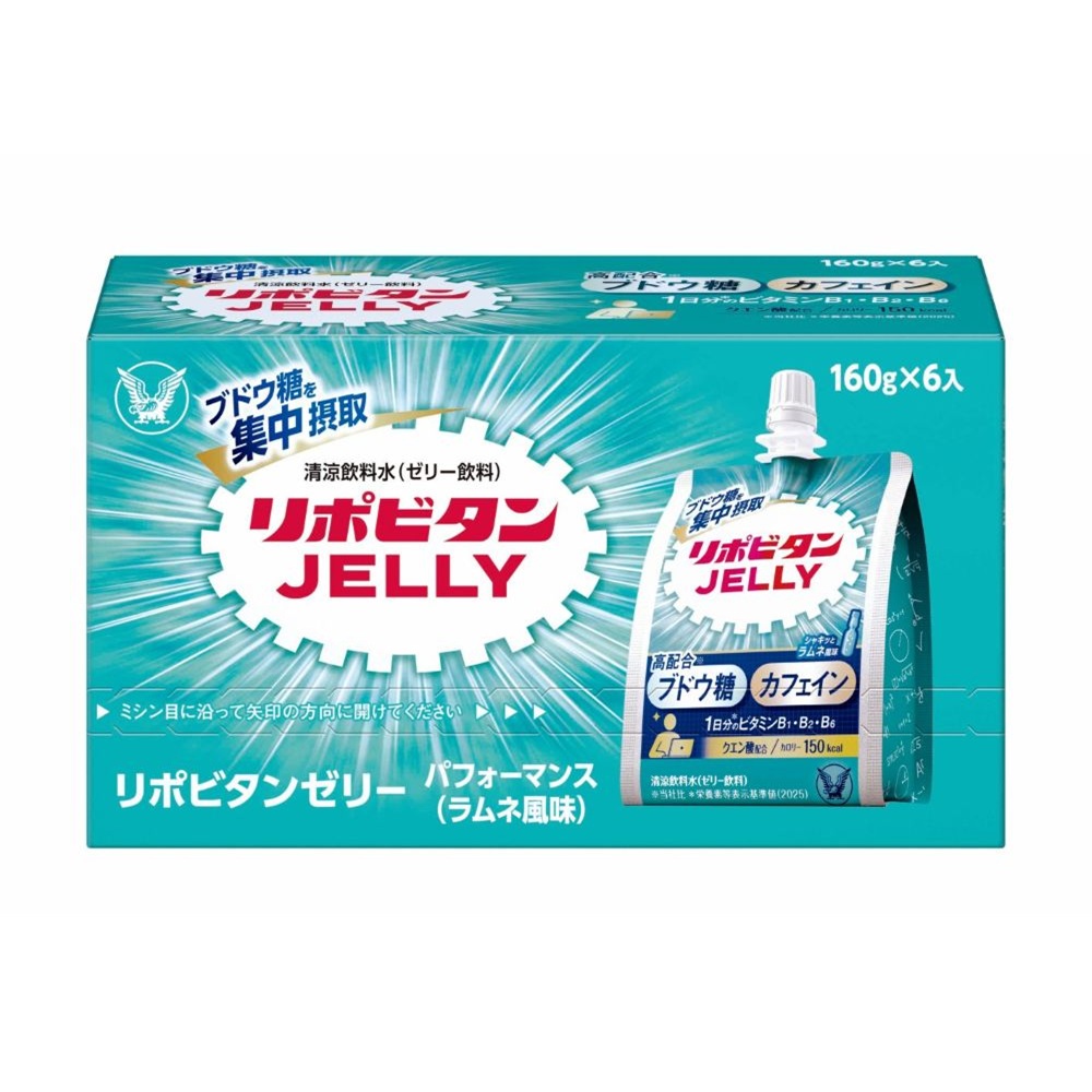 リポビタンゼリー　パフォーマンス １６０ｇ×６袋 大正製薬