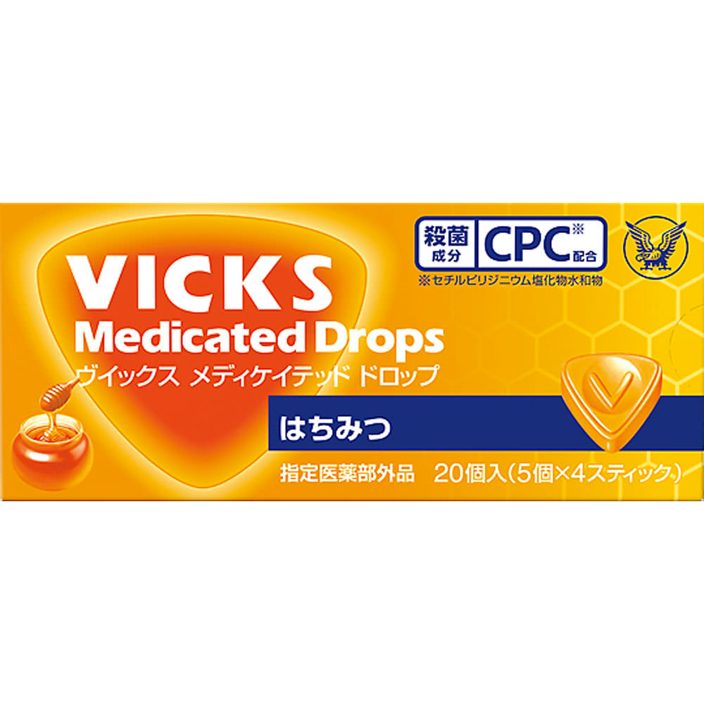 ヴイックスドロップはちみつ ２０個 大正製薬 (指定医薬部外品)
