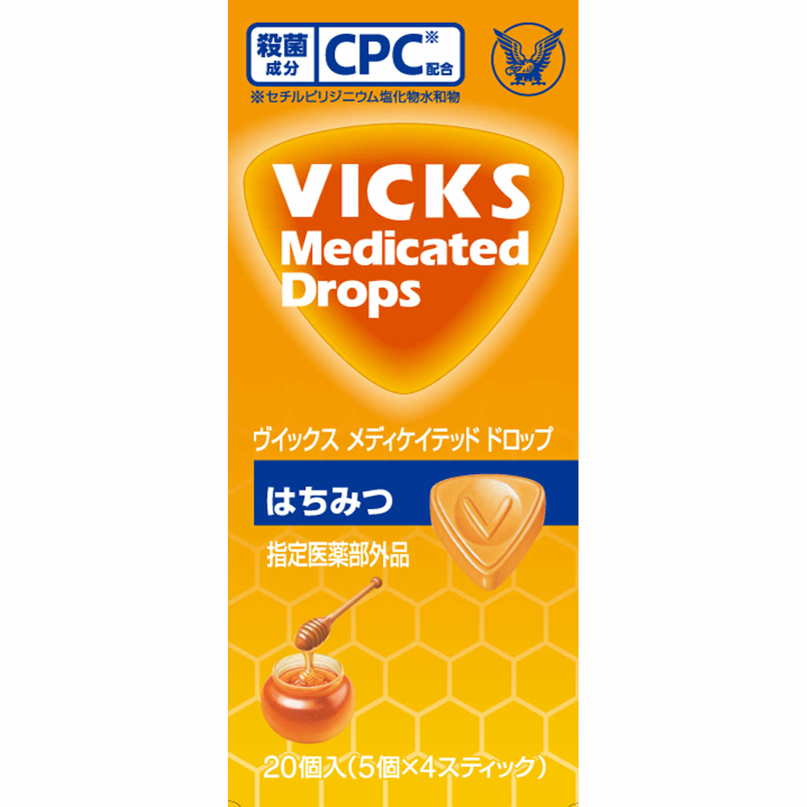 ヴイックスドロップはちみつ ２０個 大正製薬 (指定医薬部外品)