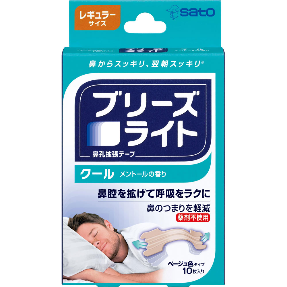 ブリーズライトクールレギュラー １０枚入り 佐藤製薬
